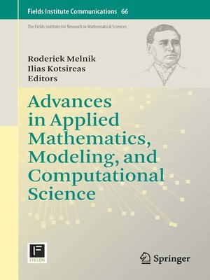 cover image of Advances in Applied Mathematics, Modeling, and Computational Science